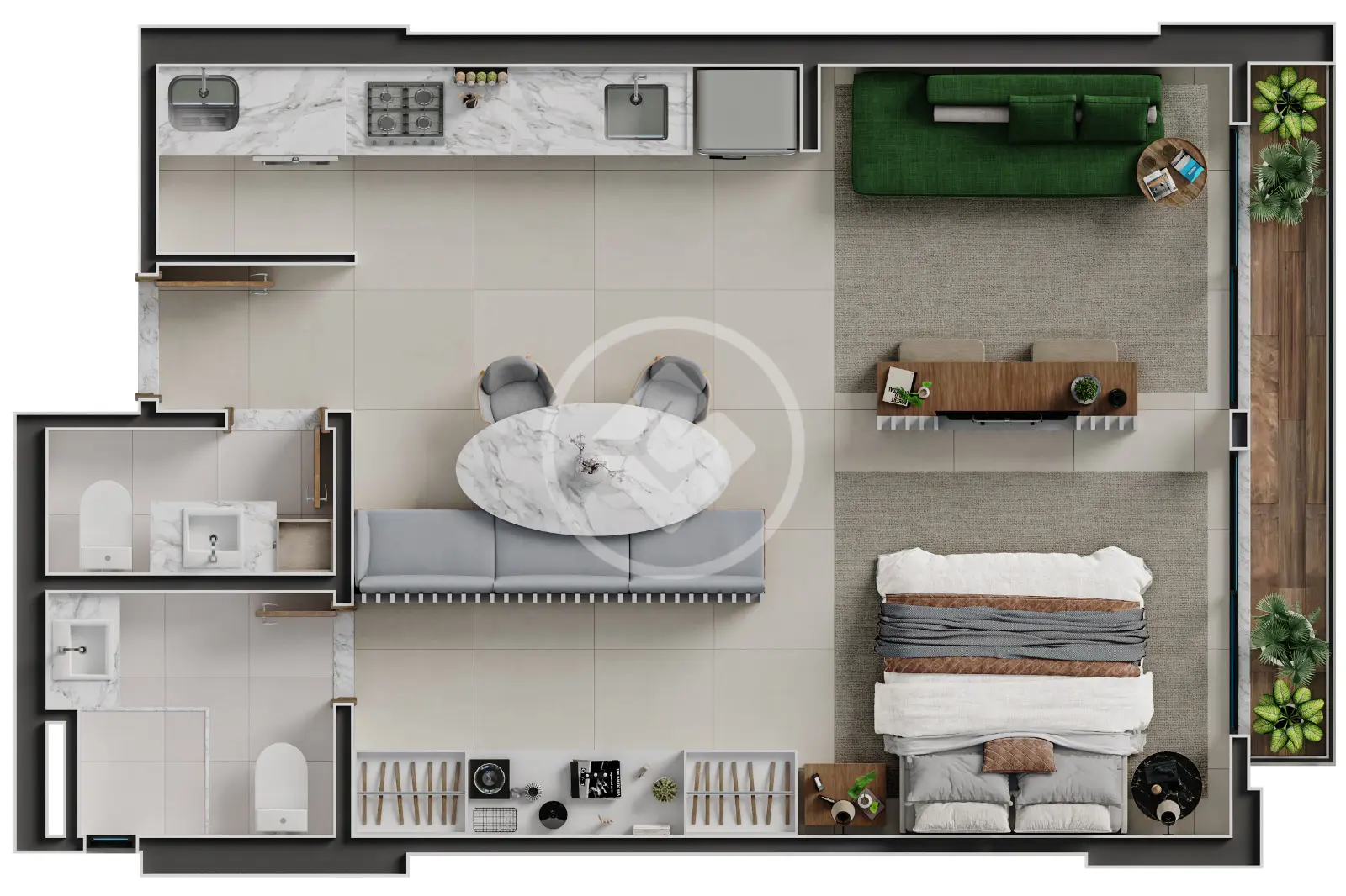 Apartamento Jardim Goiás, Goiânia - GO — foto 2