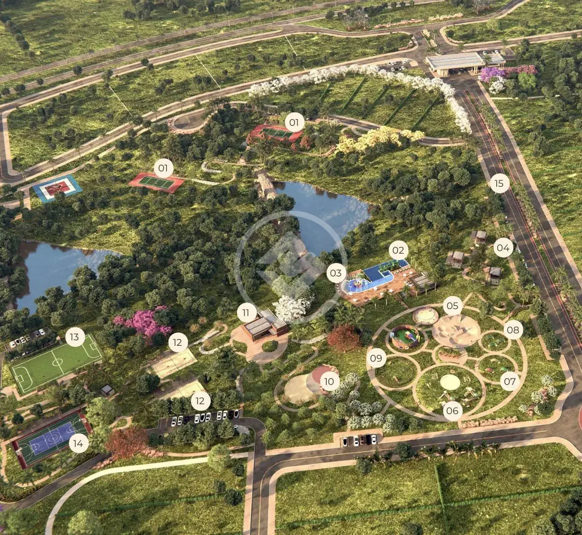 Imagem 2 - Terreno Condomínio em Zona Rural, Hidrolândia - GO