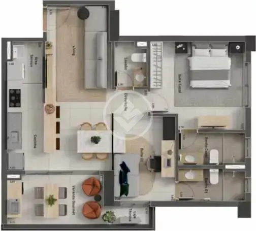 Image 7 - Apartamento em Setor Pedro Ludovico, Goiânia - GO