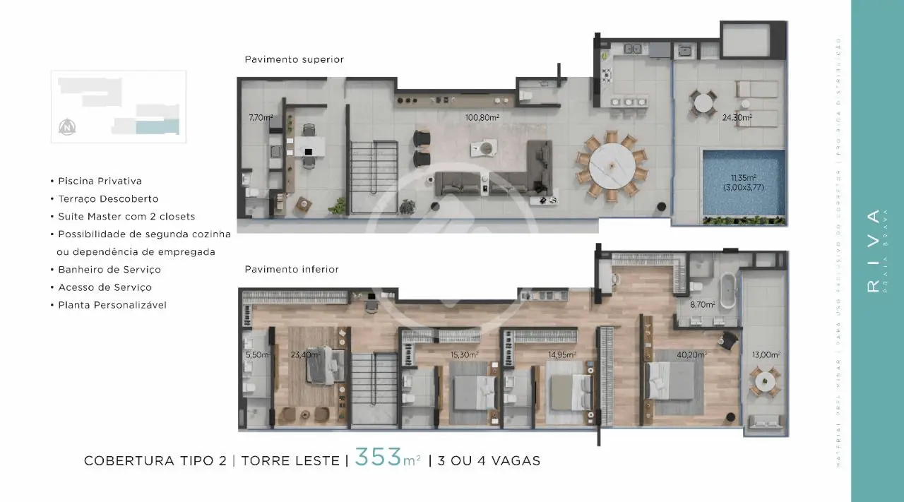 Imagem 4 - Apartamento em Praia Brava de Itajaí, Itajaí - SC