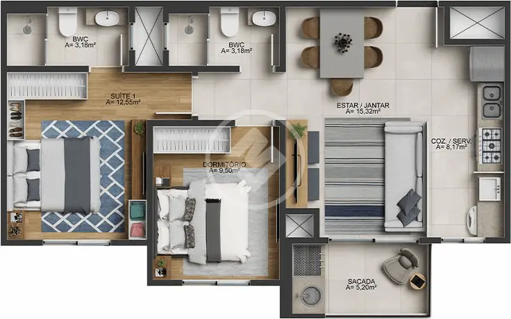 Imagem 2 - Apartamento em FAZENDA, Itajaí - SC