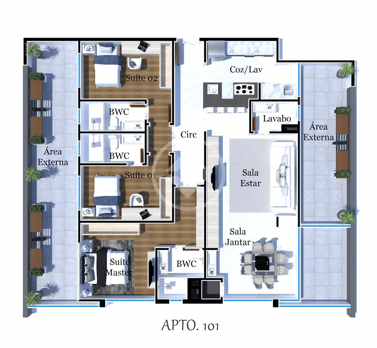 Image 8 - Apartamento em Ariribá, Balneário Camboriú - SC