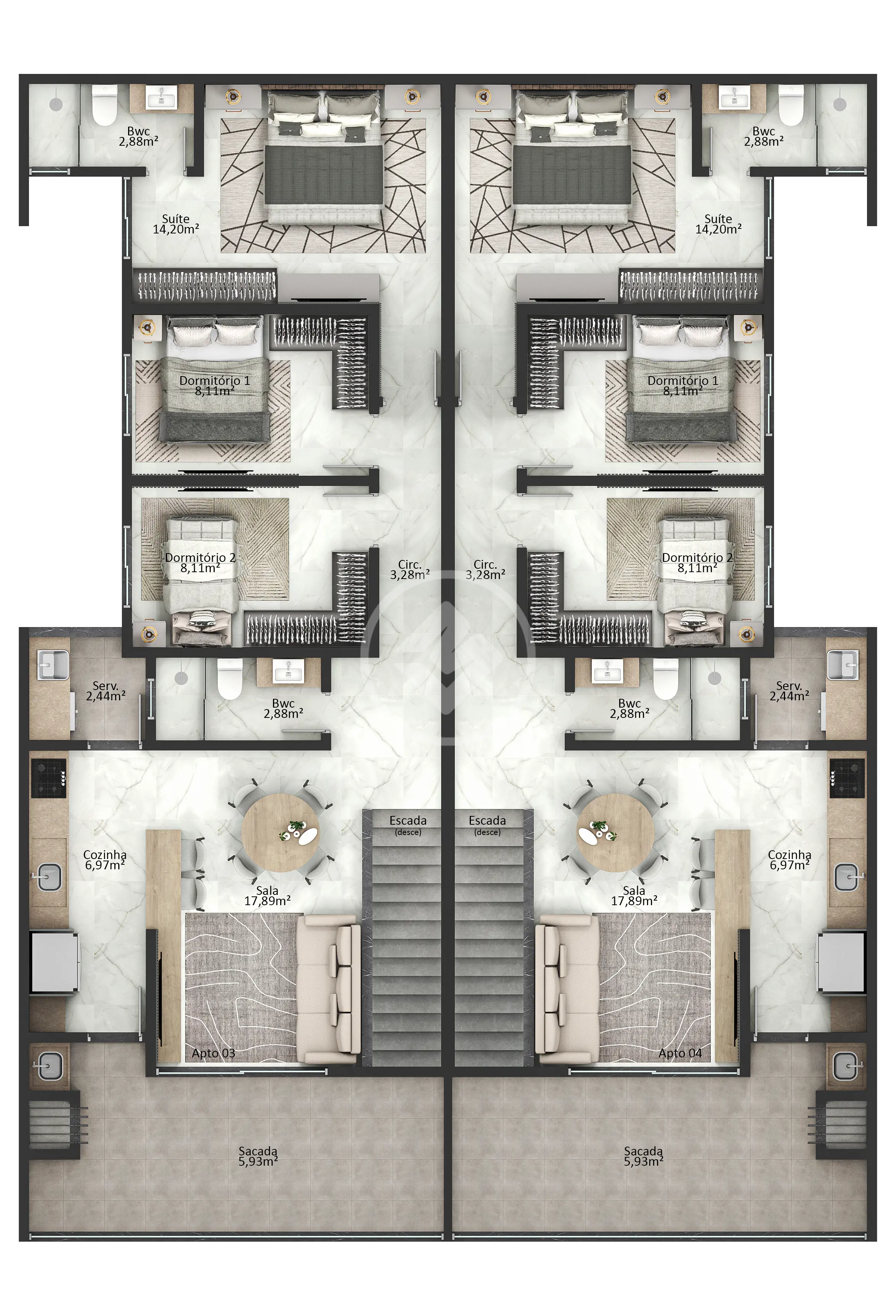 Imagem 3 - Apartamento em São João, Itajaí - SC
