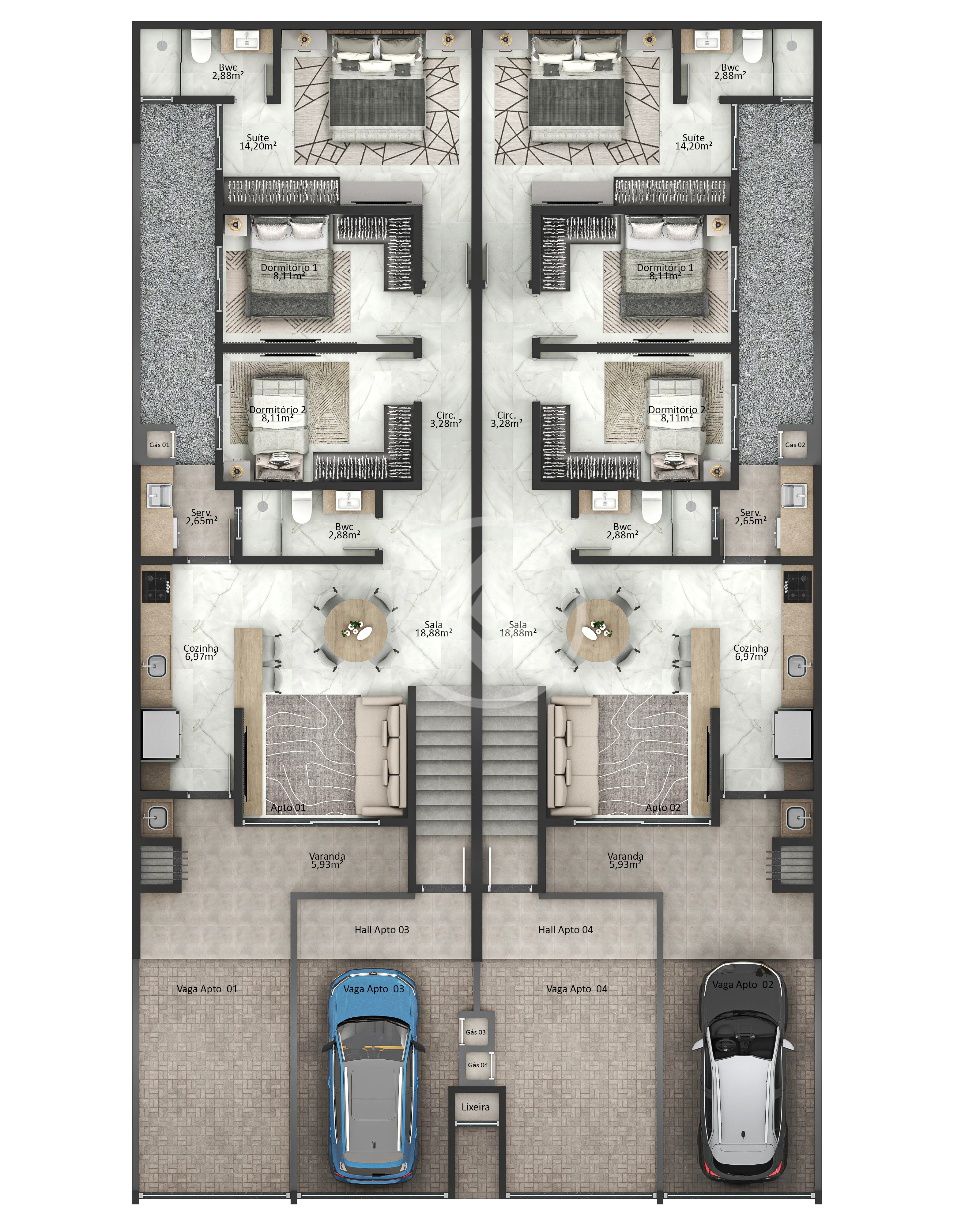 Imagem 4 - Apartamento em São João, Itajaí - SC