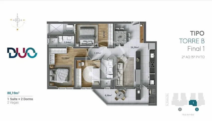 Image 12 - Apartamento em Praia Brava de Itajaí, Itajaí - SC