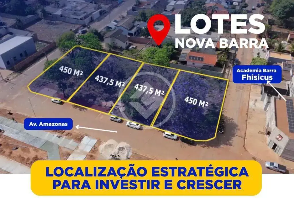 Imagem 1 - Terreno em Jardim Nova Barra do Garças, Barra do Garças - MT