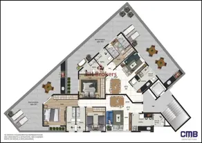 Imagem 4 - Apartamento em Serra, Belo Horizonte - MG