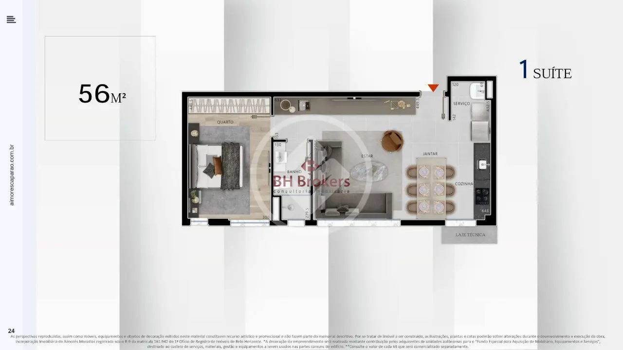 Image 2 - Apartamento em LOURDES, Belo Horizonte - MG