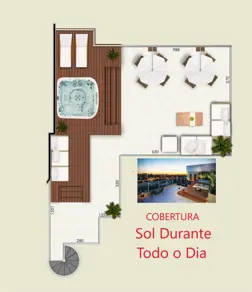 Imagem 2 - Cobertura em Santa Lúcia, Belo Horizonte - MG