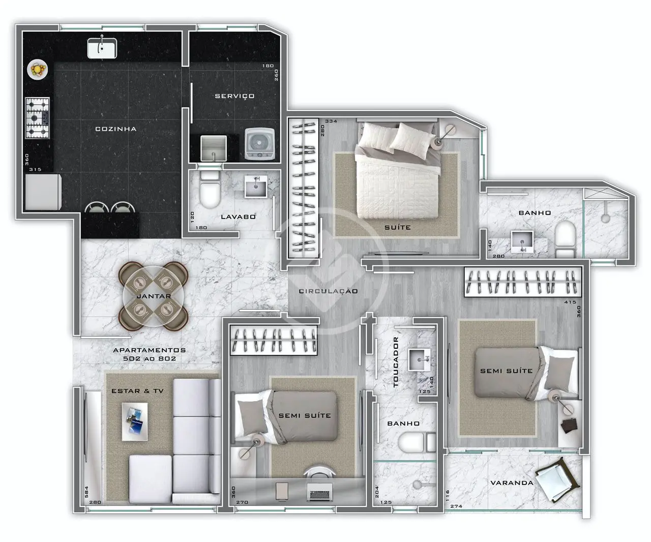 Image 10 - Apartamento em LOURDES, Belo Horizonte - MG