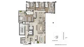 Imagem 5 - Apartamento em LOURDES, Belo Horizonte - MG