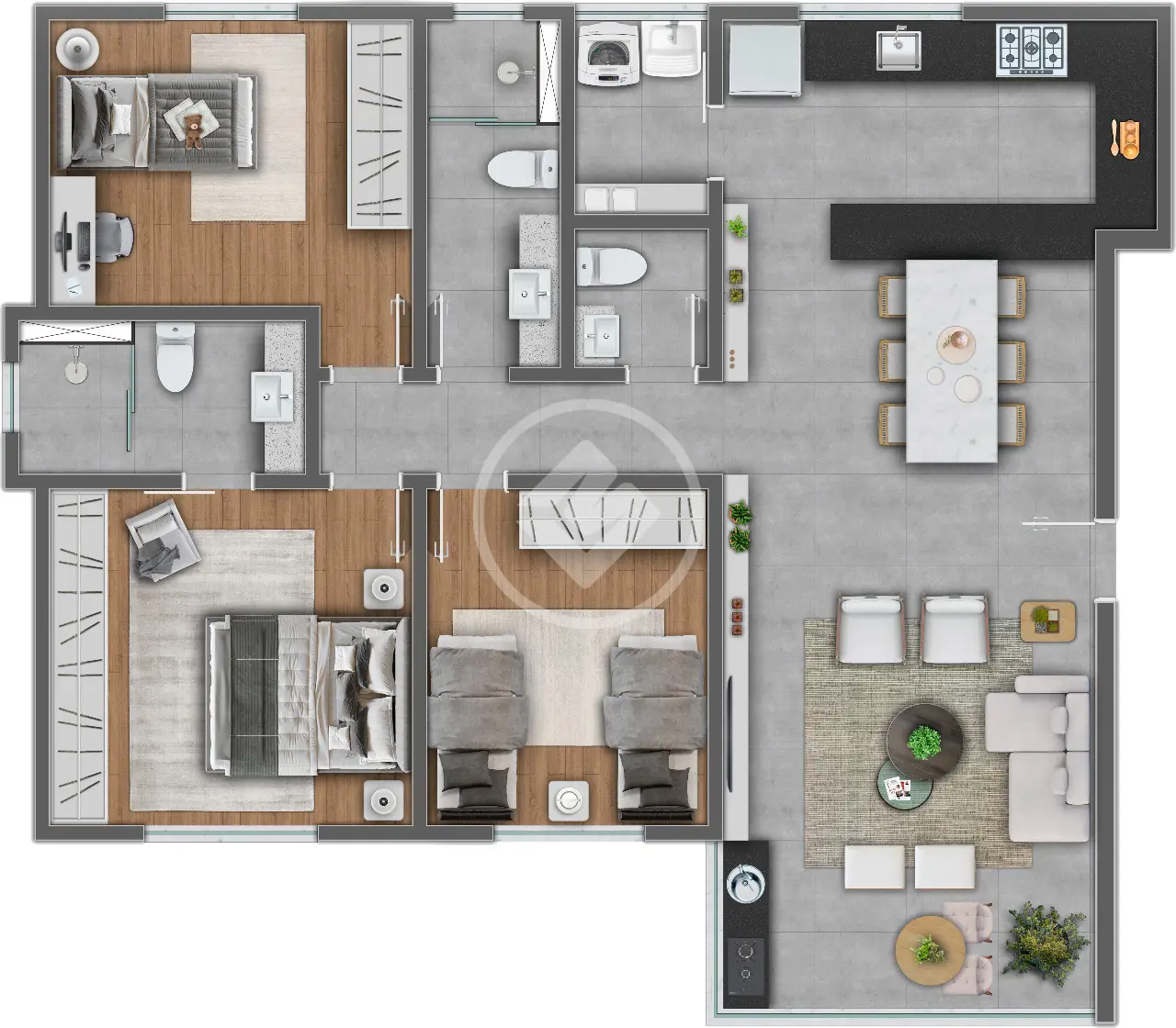 Imagem 1 - Apartamento em BURITIS, Belo Horizonte - MG