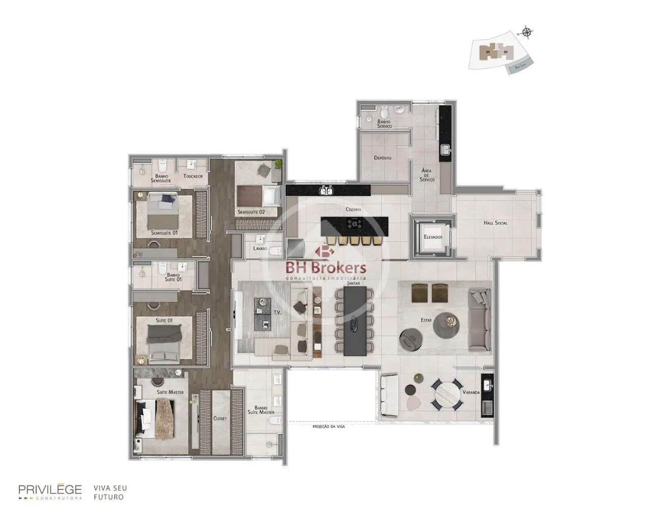 Image 19 - Apartamento em Santa Lúcia, Belo Horizonte - MG