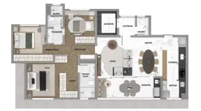Apartamento Vale do Sereno, Nova Lima - MG — foto 2