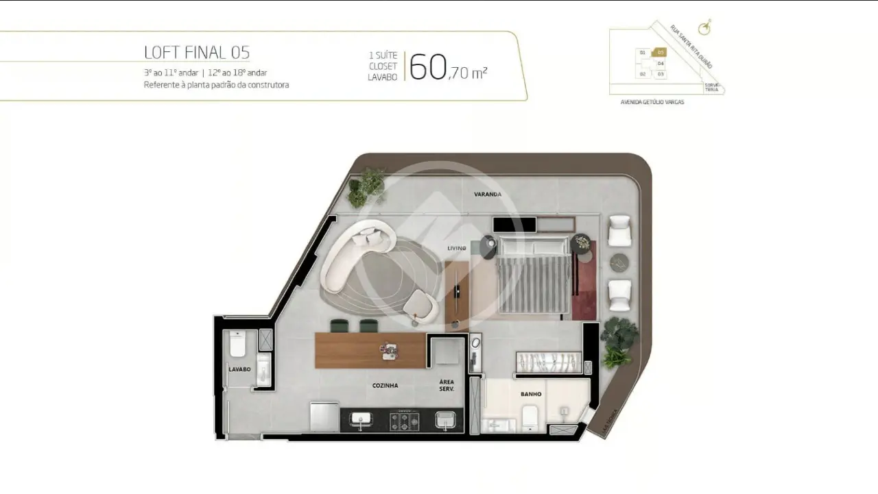 Imagem 1 - Apartamento em Savassi, Belo Horizonte - MG