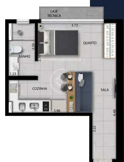 Image 9 - Loft / Studio em LOURDES, Belo Horizonte - MG
