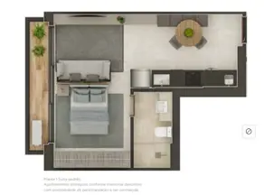 Flat Setor Marista, Goiânia - GO — foto 1