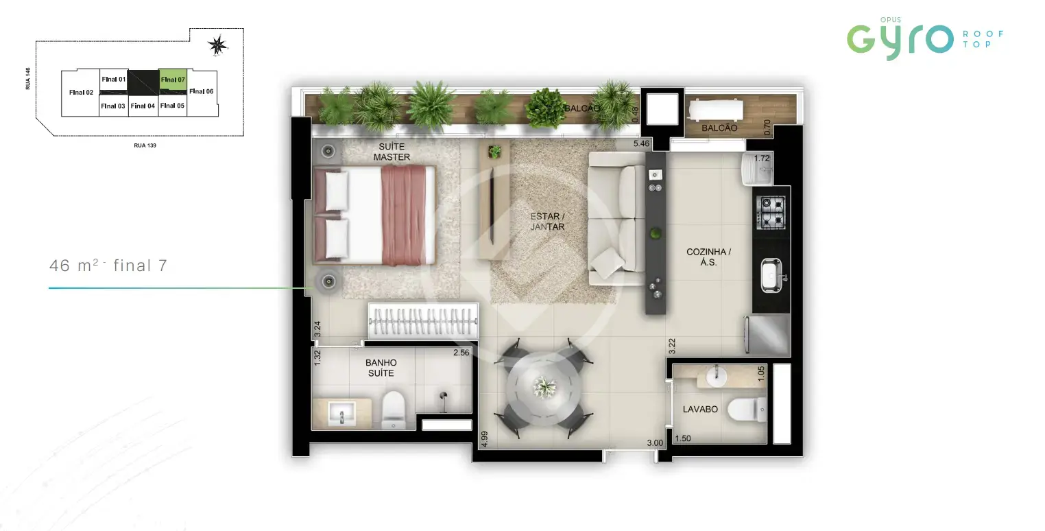 Imagem 1 - Flat em Setor Marista, Goiânia - GO