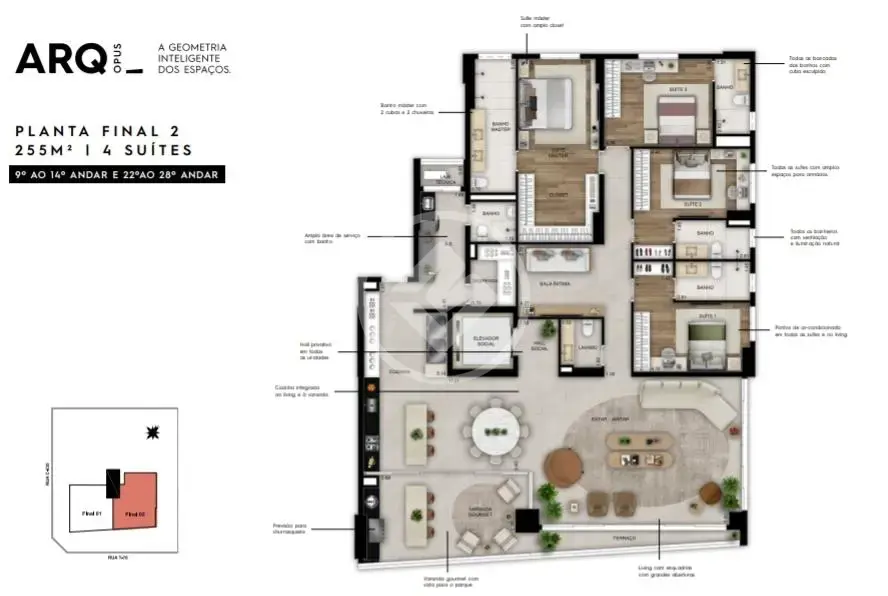 Imagem 1 - Apartamento em Setor Bueno, Goiânia - GO