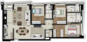 Apartamento Setor Bueno, Goiânia - GO — foto 1
