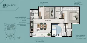 Apartamento Setor Bueno, Goiânia - GO — foto 1