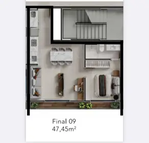Imagem 3 - Loft / Studio em Jardim Goiás, Goiânia - GO