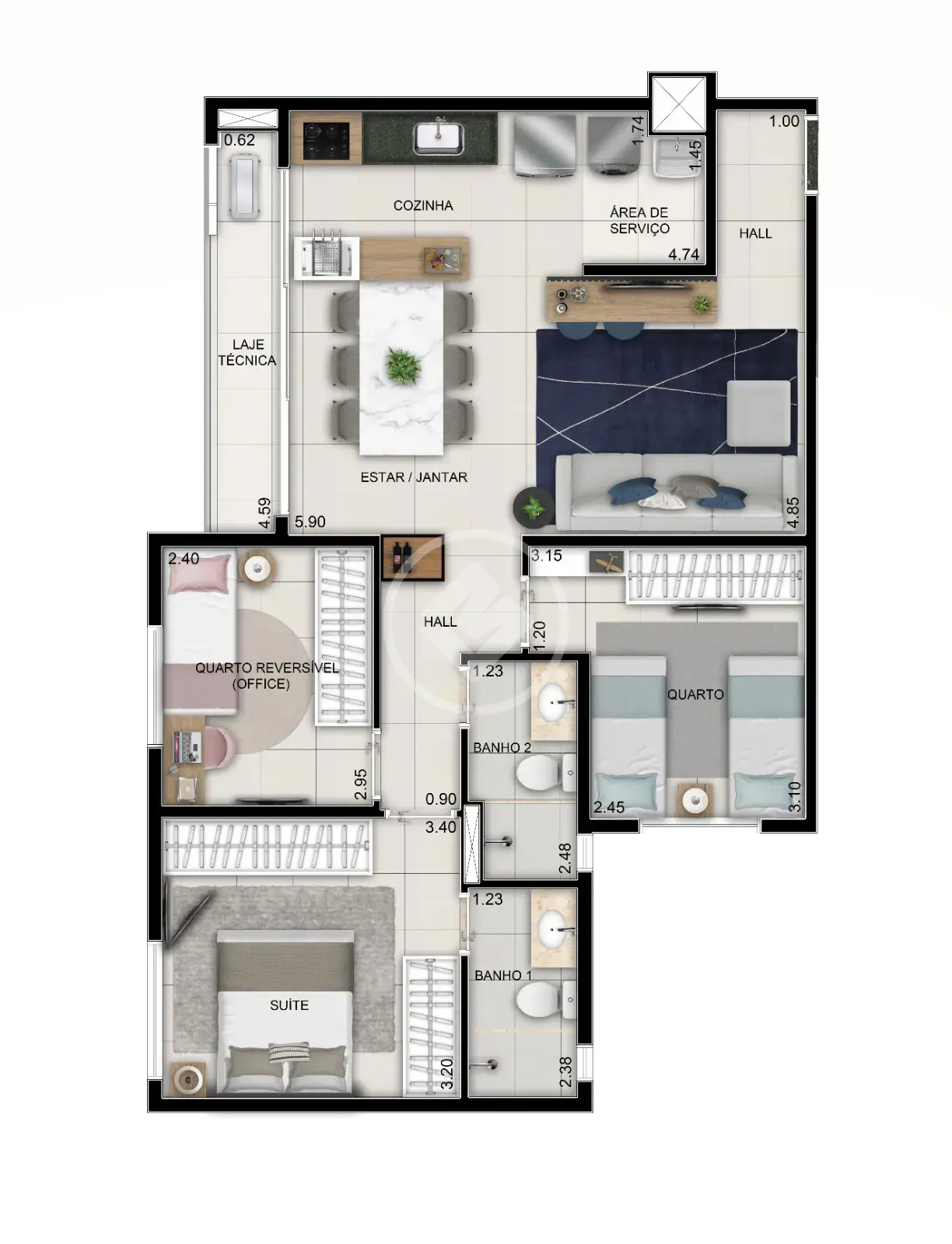 Image 20 - Apartamento em Setor Bueno, Goiânia - GO