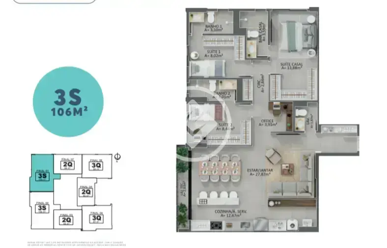 Image 8 - Apartamento em Vila São João, Goiânia - GO