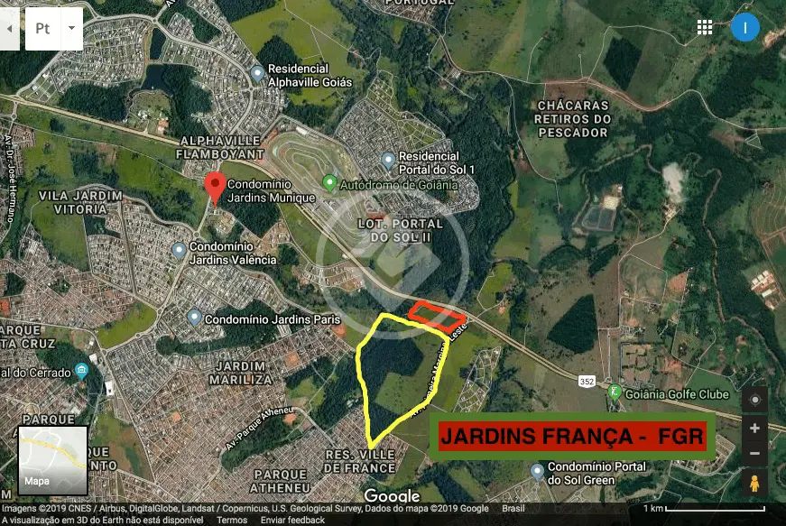 Imagem 2 - Terreno Condomínio em Jardins França, Goiânia - GO