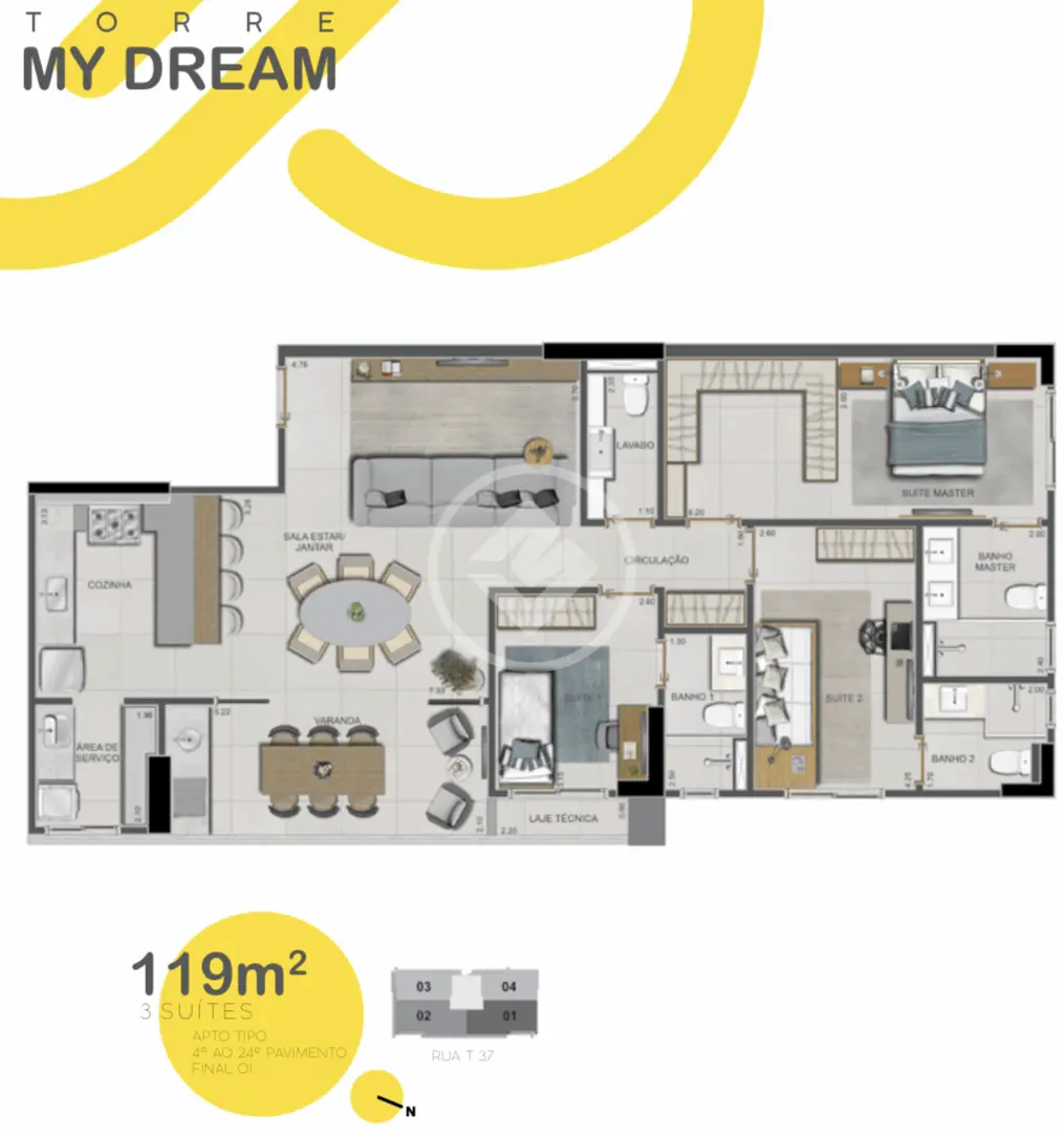 Image 17 - Apartamento em Setor Bueno, Goiânia - GO