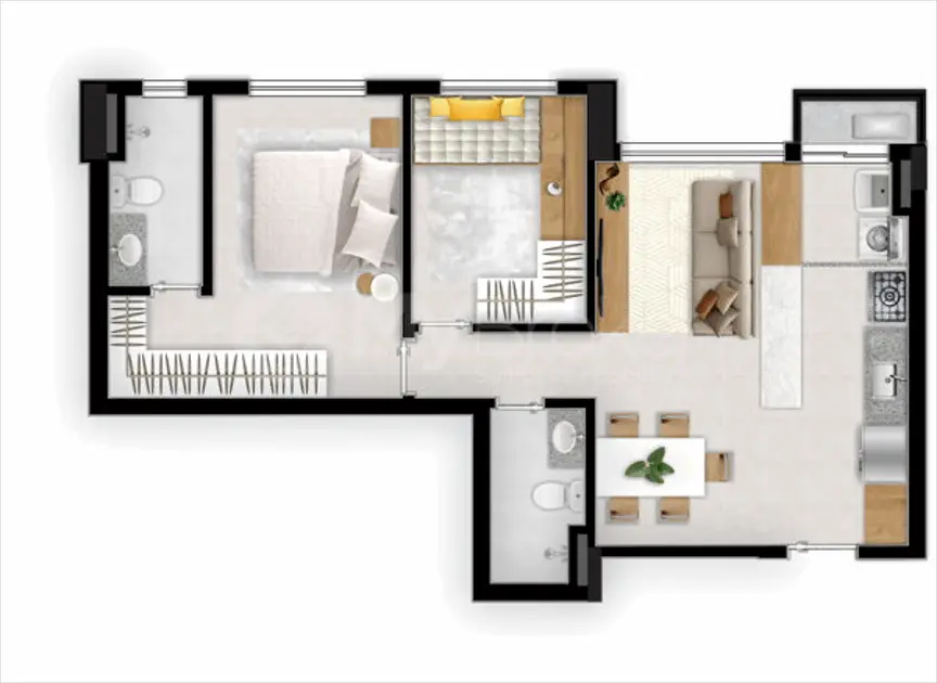 Imagem 5 - Apartamento Duplex em Serrinha, Goiânia - GO