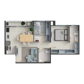 Imagem 3 - Apartamento em Nova Suiça, Goiânia - GO