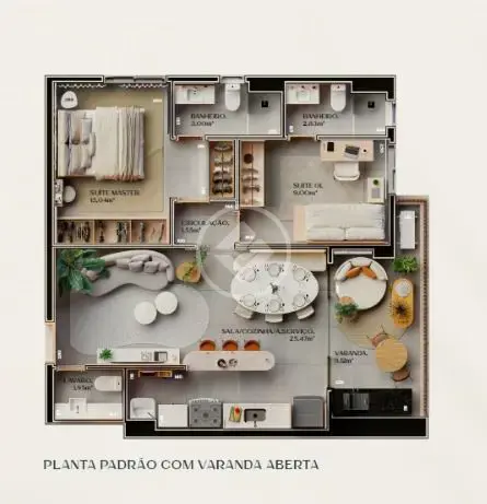 Imagem 1 - Apartamento em Setor Marista, Goiânia - GO
