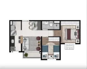 Imagem 3 - Apartamento em Setor Sudoeste, Goiânia - GO