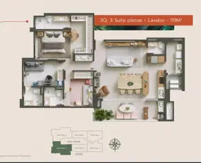 Imagem 2 - Apartamento em Parque Amazônia, Goiânia - GO
