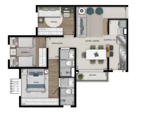 Imagem 4 - Apartamento em Parque Amazônia, Goiânia - GO