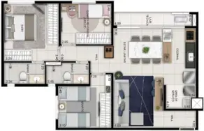 Imagem 2 - Apartamento em Jardim América, Goiânia - GO