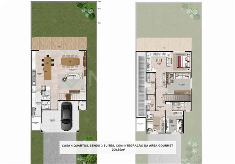 Imagem 3 - Apartamento Duplex em Conjunto Residencial Storil, Aparecida de Goiânia - GO