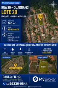 Terreno Estância Itaguaí, Caldas Novas - GO — foto 1