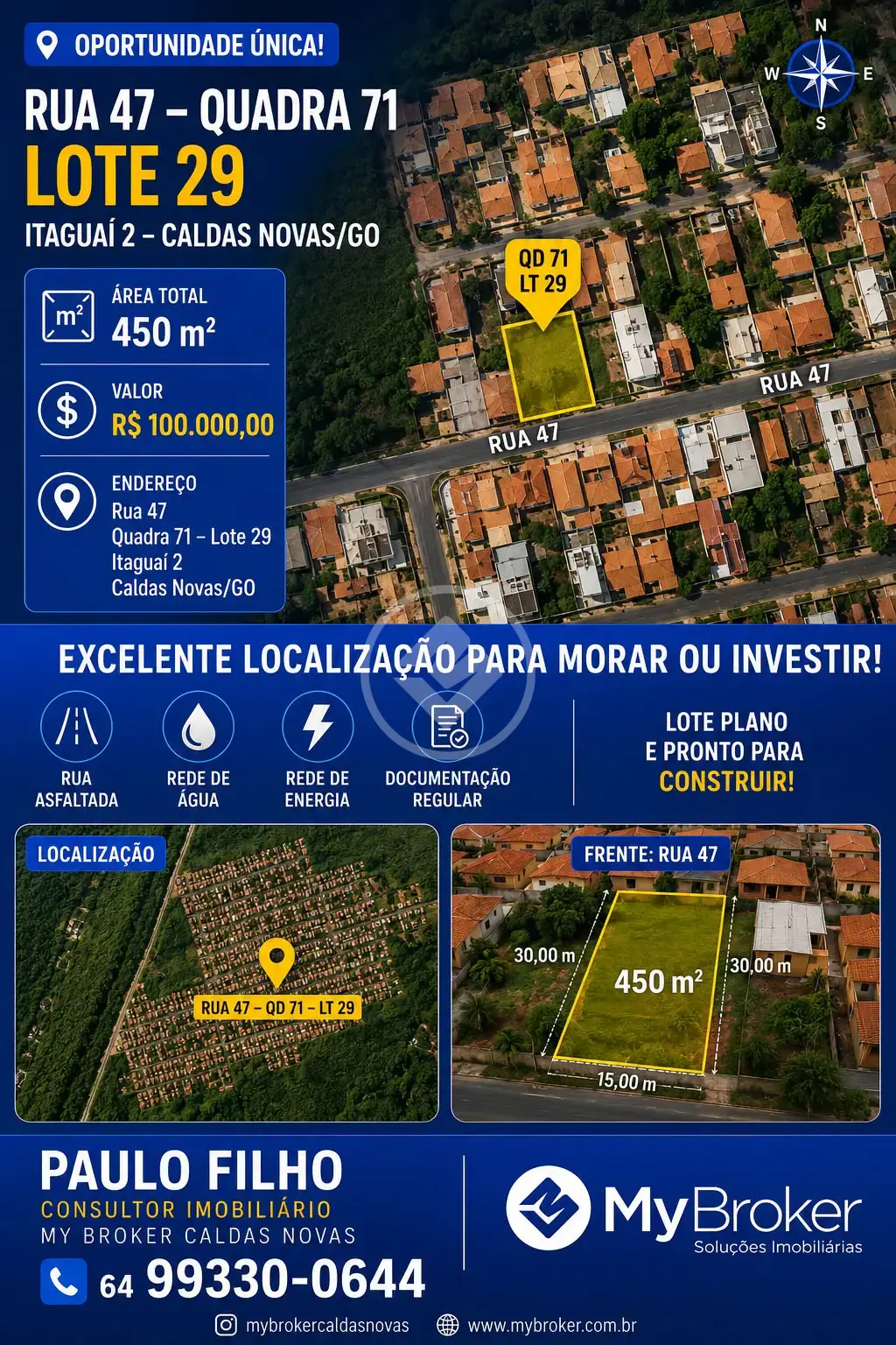 Imagem 1 - Terreno em Estância Itaguaí, Caldas Novas - GO