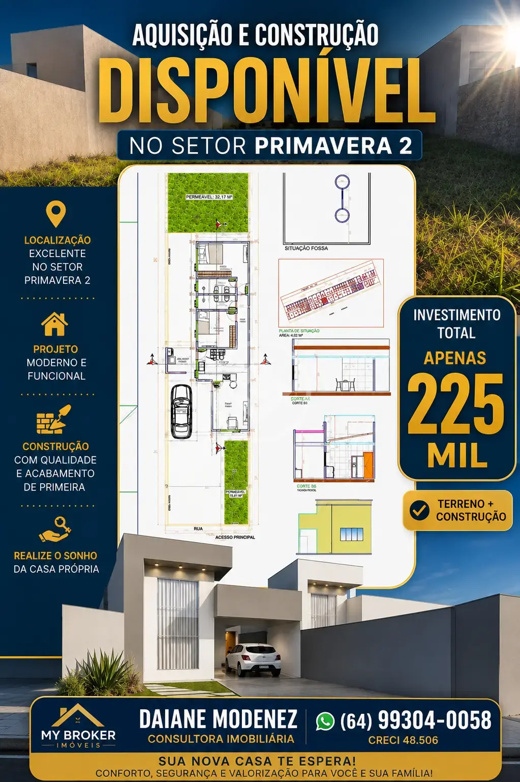 Imagem 1 - Casa em Residencial Primavera, Caldas Novas - GO