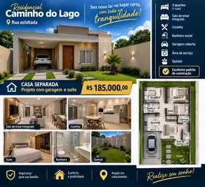 Casa Residencial Caminho do Lago, Caldas Novas - GO — foto 1
