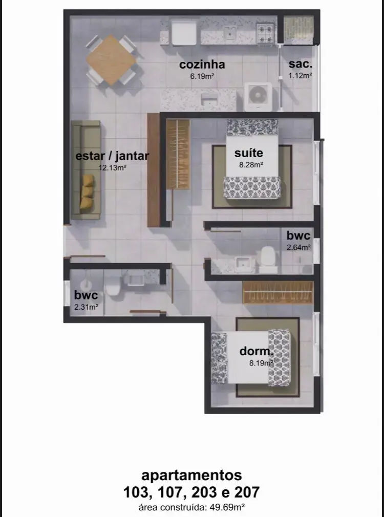 Image 3 - Apartamento em Ribeirão da Ilha, Florianópolis - SC