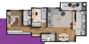 Imagem 2 - Apartamento em Mansões Santo Antônio, Campinas - SP