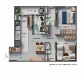 Apartamento Residencial Galeria Garden, Campinas - SP — foto 2