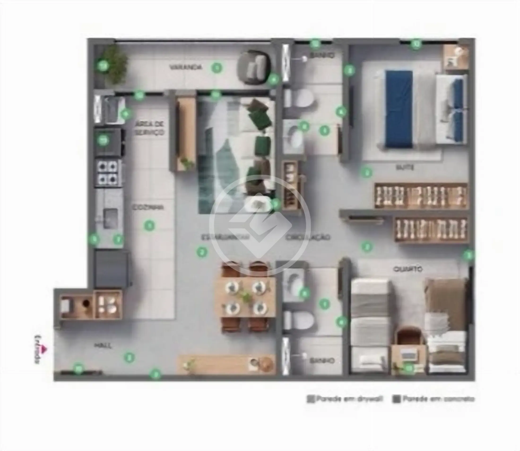Imagem 1 - Apartamento em Residencial Galeria Garden, Campinas - SP