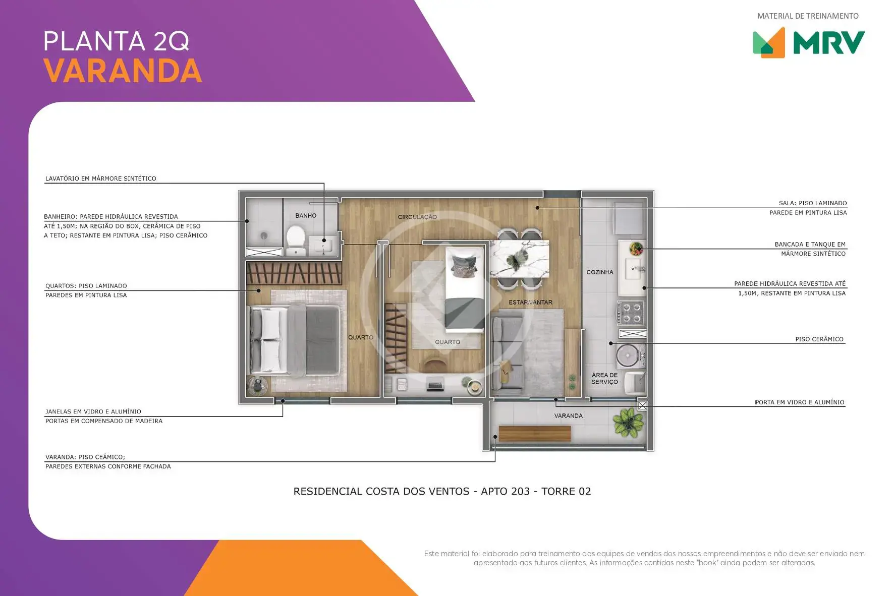 Imagem 1 - Apartamento em Fazenda São Quirino, Campinas - SP