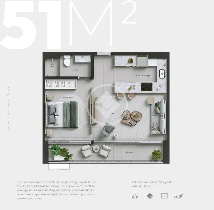 Imagem 4 - Apartamento em Carandá Bosque, Campo Grande - MS