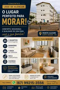 Apartamento Jardim Monte Alegre, Campo Grande - MS — foto 1