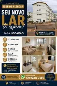 Apartamento Jardim Monte Alegre, Campo Grande - MS — foto 2